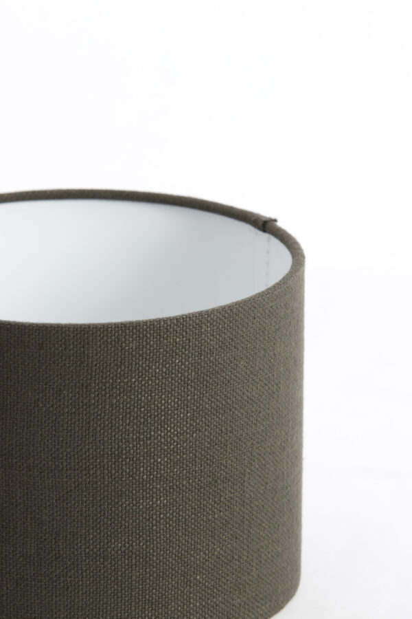 Zwarte cilindervormige lampenkap voor sfeerverlichting Light & Living Livigno - Ø 20 cm - Image 3