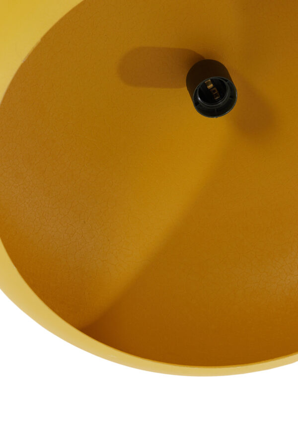 Retro gele hanglamp met speelse vorm Light & Living Neiva - Ø 46 cm - Image 5