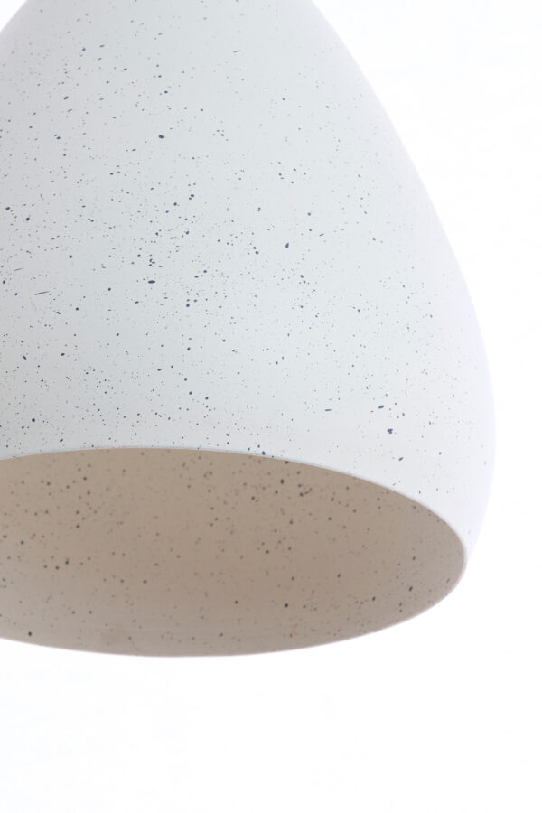 Witte hanglamp met metalen ring Light & Living Risari - Ø 24 cm - Image 4