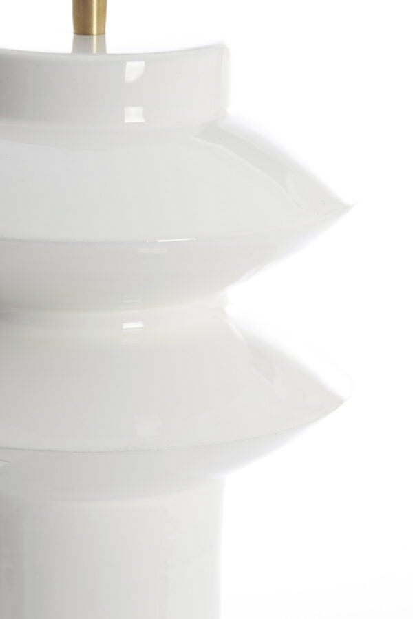 Witte lampenvoet Light & Living Petch - H 40 cm - Image 3