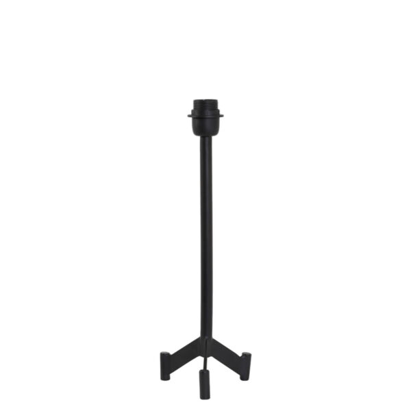 Antieke zwarte tafellamp Light & Living Dennis - H 40 cm