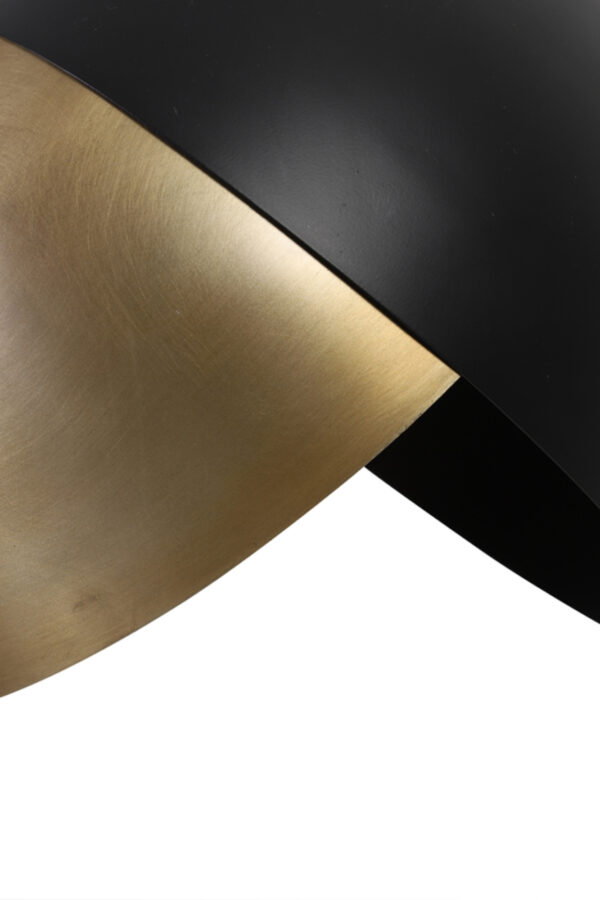 Zwart-gouden hanglamp met geometrisch design Light & Living Namco - Ø 30 cm - Image 4
