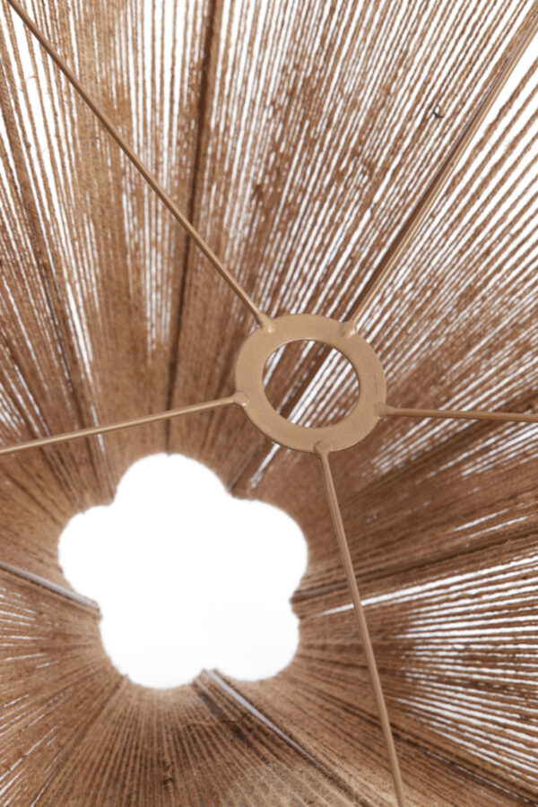 Rotan kap naturel kleur Light & Living Fodara - Ø 45 cm - Image 6