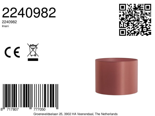 Lampenkap terracotta cilindervormig Light & Living Imani - Ø 40 cm - Image 7