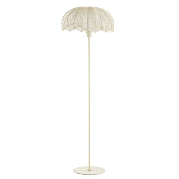 Witte opengewerkte vloerlamp Light & Living Espelo – H 150 cm
