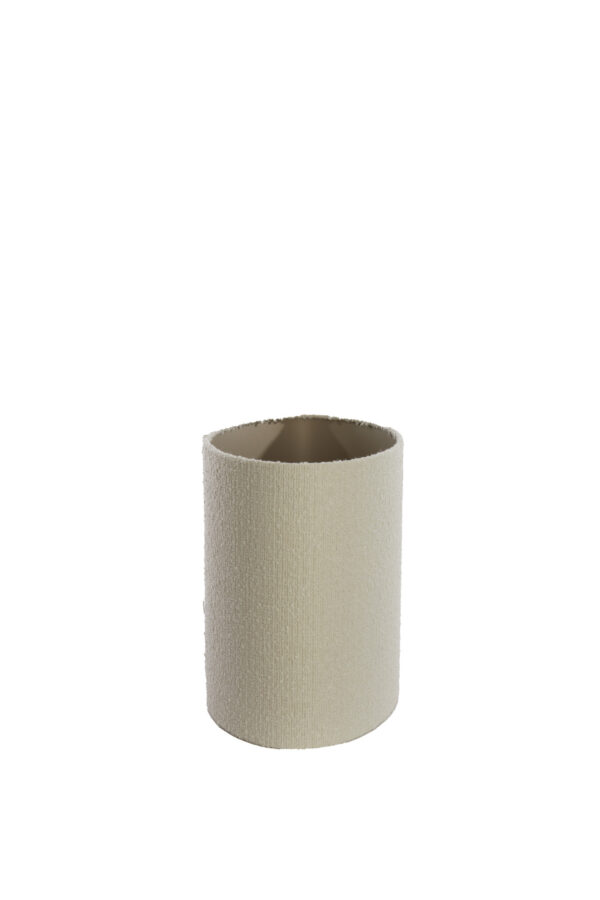 Beige stof cilinder lampenkap Light & Living Bolero - H 32 cm - Image 4