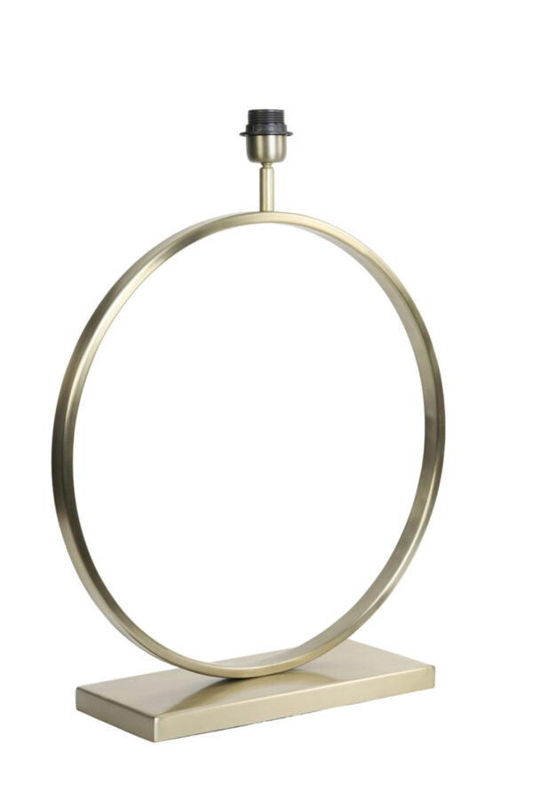 Gouden moderne ronde lampenvoet Light & Living Liva - H 62 cm - Image 3