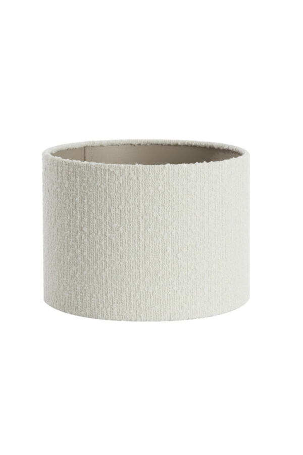 Cilindervormige witte lampenkap Light & Living Bolero - Ø 25 cm - Image 2