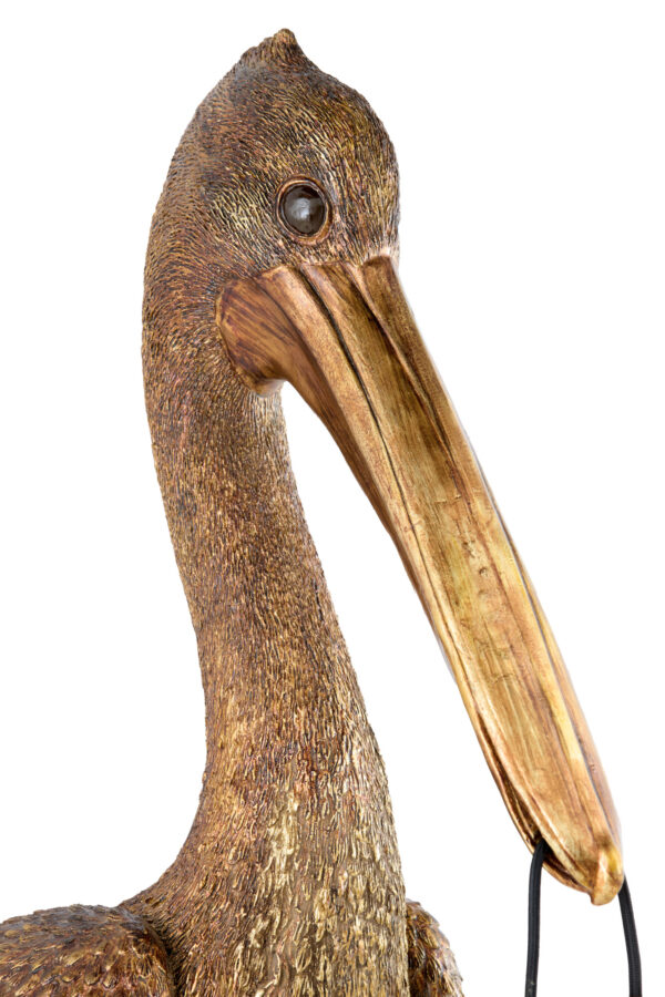 Gouden pelikanen lampenkap Light & Living Pelican - H 63 cm - Image 4