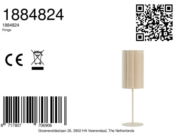 Lieve beige japandi tafellamp Light & Living Fringe - H 70 cm - Image 9