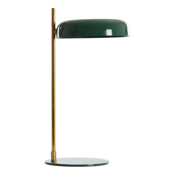 Vintage design groene bureaulamp Light & Living Maleka - H 47 cm