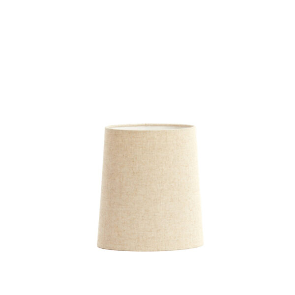 Crème kleurige stoffen lampenkap Light & Living Livigno - H 28 cm