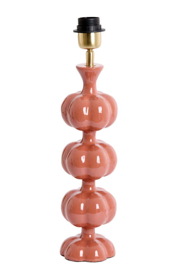Roze ronde lampenvoet Light & Living Caldas - H 38 cm - Image 2