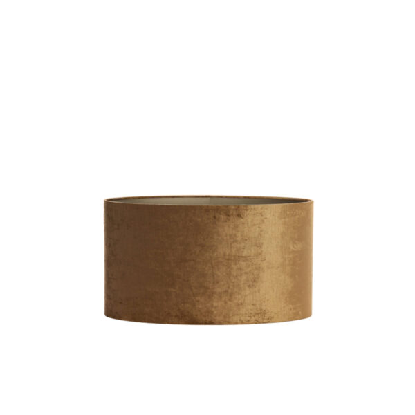 Goudkleurige fluwelen lampenkap voor stijl Light & Living Gemstone - H 32 cm