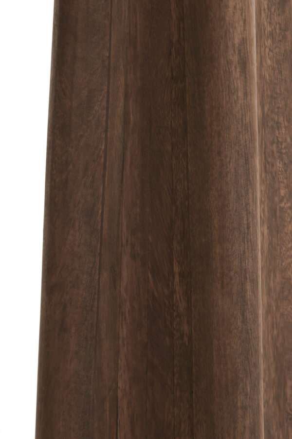 Houten lampenvoet donkerbruin Light & Living Navelli - H 125 cm - Image 5