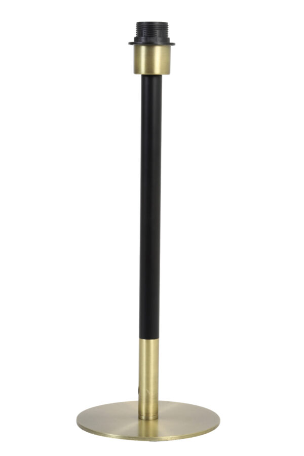 Zwart met gouden lampenvoet Light & Living Rodrigo - H 37,5 cm - Image 2