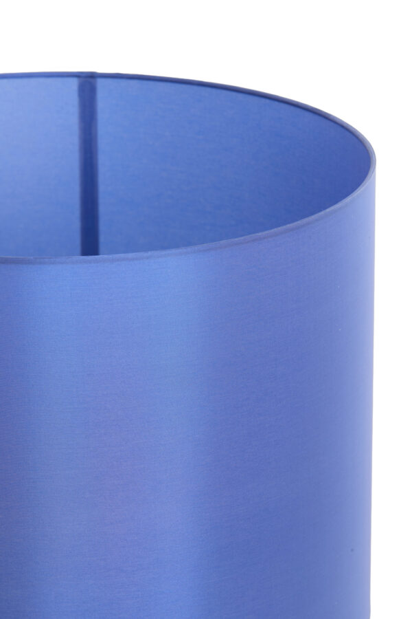 Blauwe cilinder lampenkap stof Light & Living Paradox - Ø 30 cm - Image 3