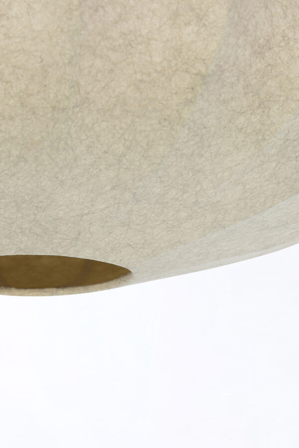 Plafondlamp rond beige met stoffen kap Light & Living Fay – B 40 cm - Image 3
