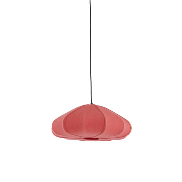 Roze stoffen hanglamp met zachte look Light & Living Cesano - Ø 50 cm