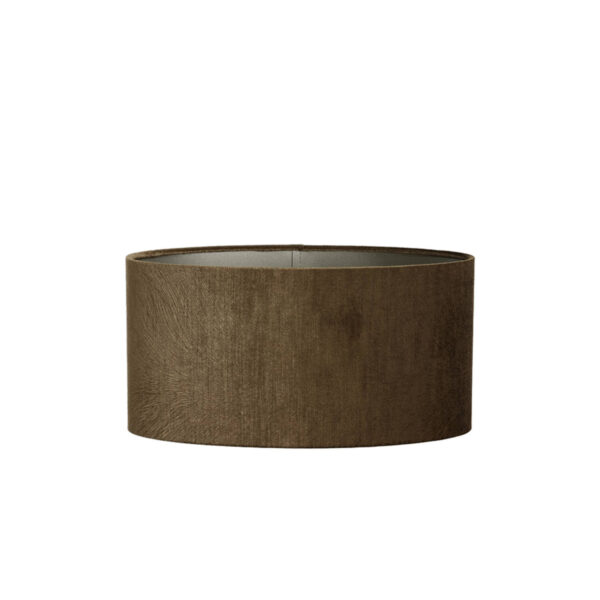 Cilindervormige bruine lampenkap Light & Living Lubis - H 22 cm