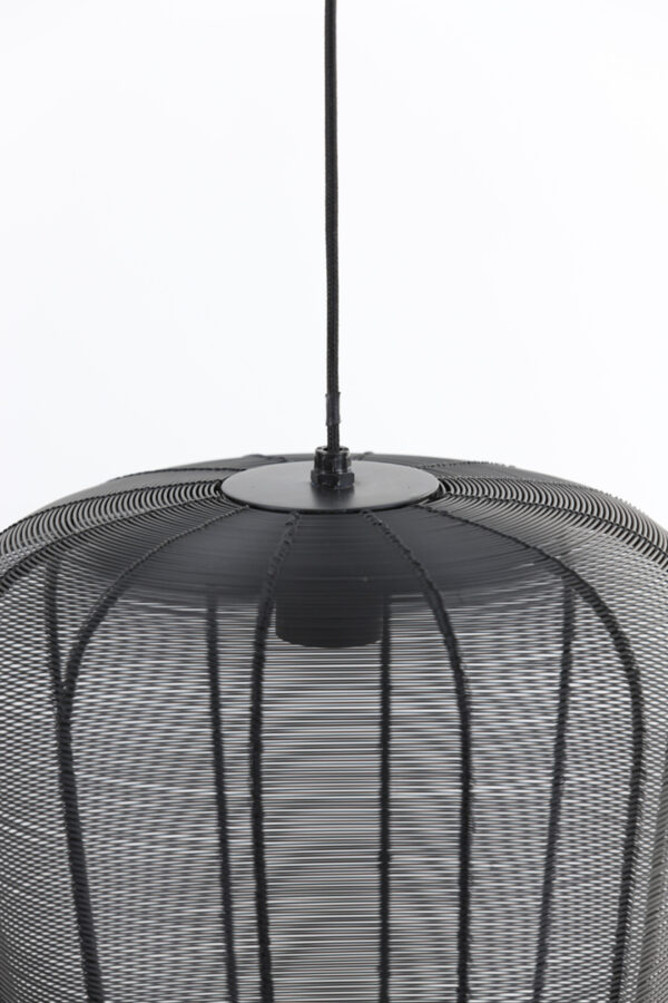 Zwarte draad hanglamp met elegant frame Light & Living Adeta - Ø 28 cm - Image 6