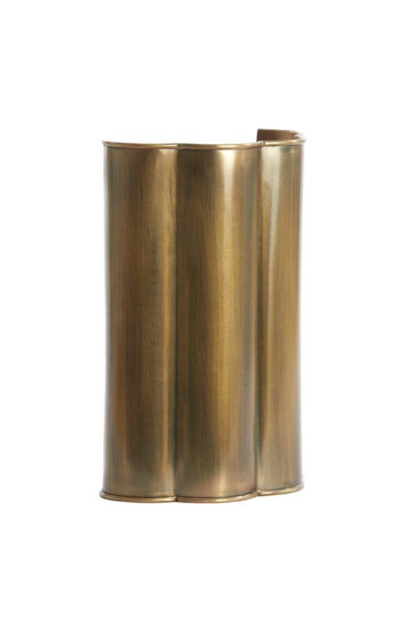 Gouden metalen lampenkap in stijl Light & Living Fringe - H 30,5 cm - Image 3