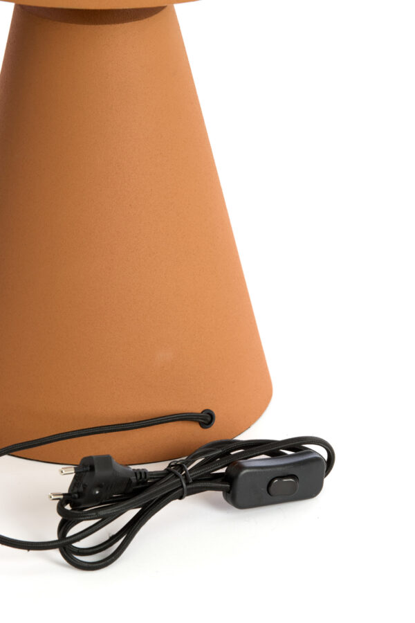 Terracotta tafellamp conisch Light & Living Surrina - H 41 cm - Image 4