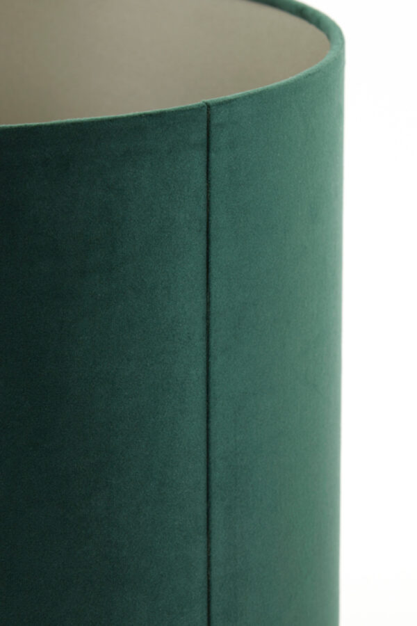 Groene cilinder lampenkap voor sfeer Light & Living Velours - Ø 20 cm - Image 6