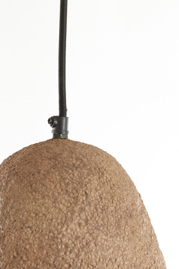 Bruine hanglamp met zachte uitstraling Light & Living Divala - Ø 24 cm - Image 3