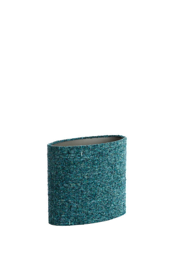 Groene cilindrische stoffen lampenkap Light & Living Osire - H 25 cm - Image 3