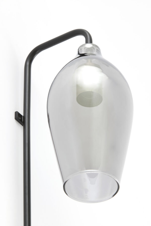 Glazen lampenkap metaal detail Light & Living Lukaro - H 65 cm - Image 5
