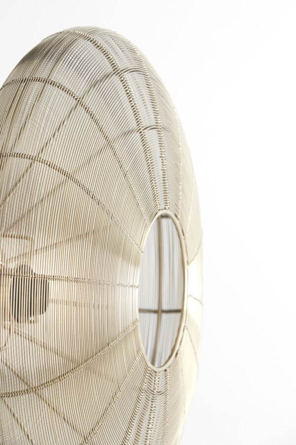 Ronde rieten hanglamp naturel Light & Living Bahoto - B 51 cm - Image 4