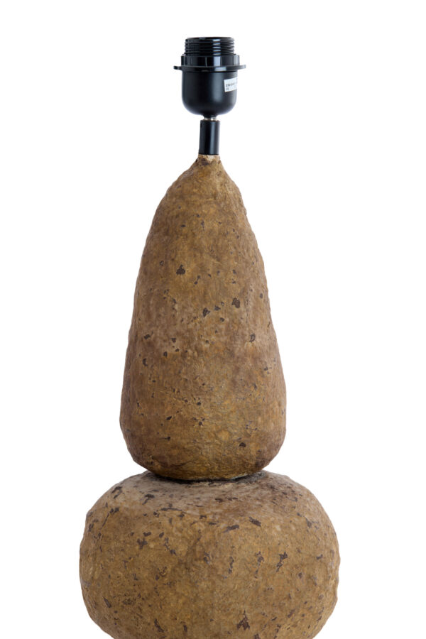 Steenachtige lampenvoet rustiek design Light & Living Marree - H 72 cm - Image 3