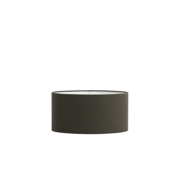 Zwarte cilindervormige lampenkap Light & Living Livigno - H 19 cm