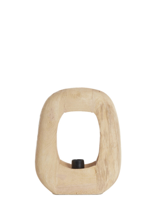 Houten lampvoet ovaalvormig Light & Living Kelafo - H 30 cm - Image 2