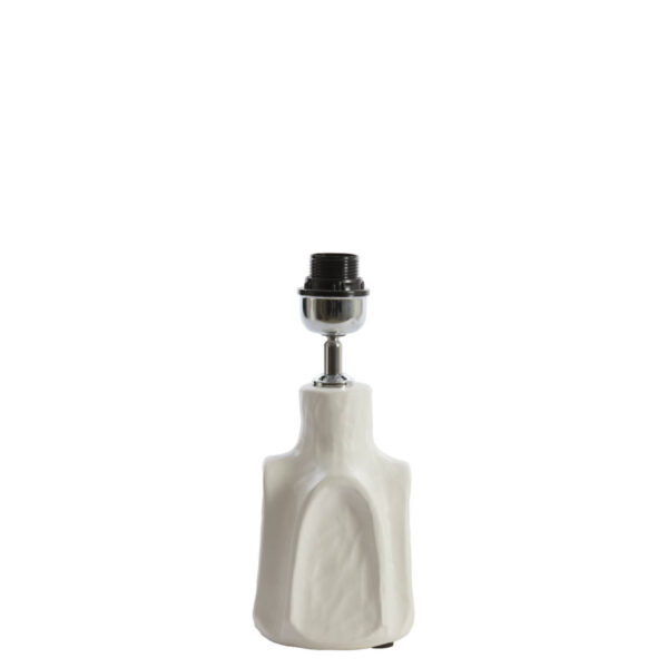 Keramische lampvoet wit Light & Living Amade - H 37 cm