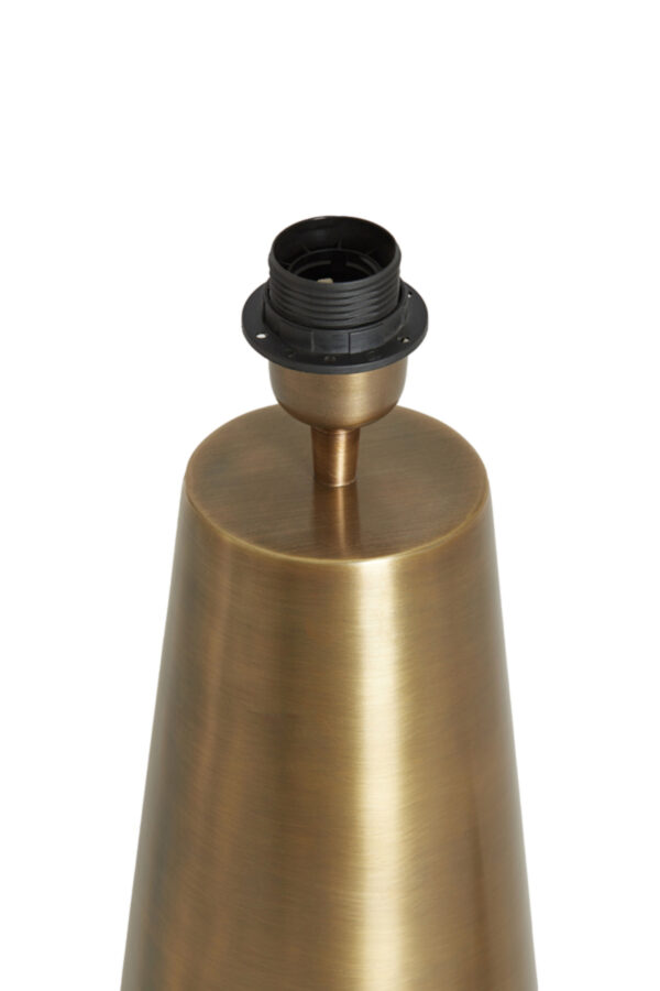 Lampvoet gouden conisch vormig Light & Living Yelos - H 43 cm - Image 3