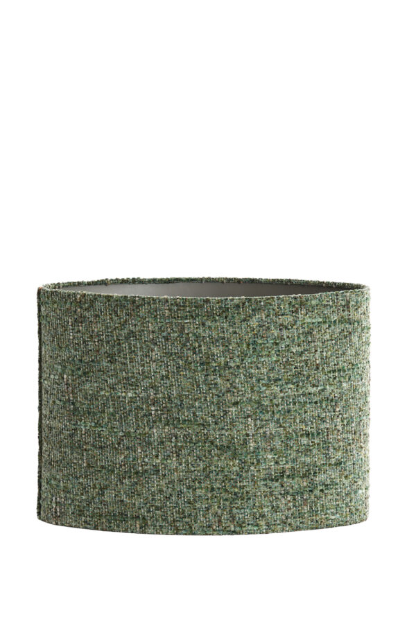 Groene stof lampenkap in cilinderstijl Light & Living Osire - H 32 cm - Image 2