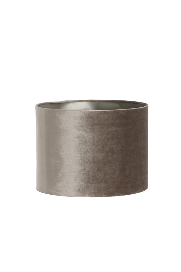 Velours lampenkap taupe cilindervormig Light & Living Palata - Ø 30 cm - Image 2