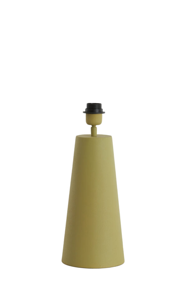 Lampvoet olijfgroen kegeltvormig Light & Living Yelos - H 35 cm - Image 2