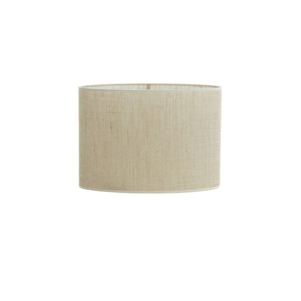 Beige stoffen lampenkap in cilindervorm Light & Living Sendai - H 32 cm