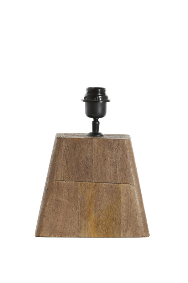 Houten lampvoet met stevige fitting Light & Living Kardan - H 19 cm - Image 2