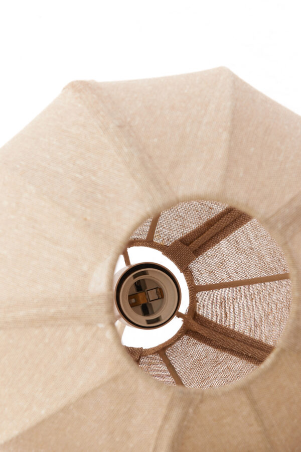 Beige stoffen hanglamp ovaal model Light & Living Milatos - Ø 28,5 cm - Image 9