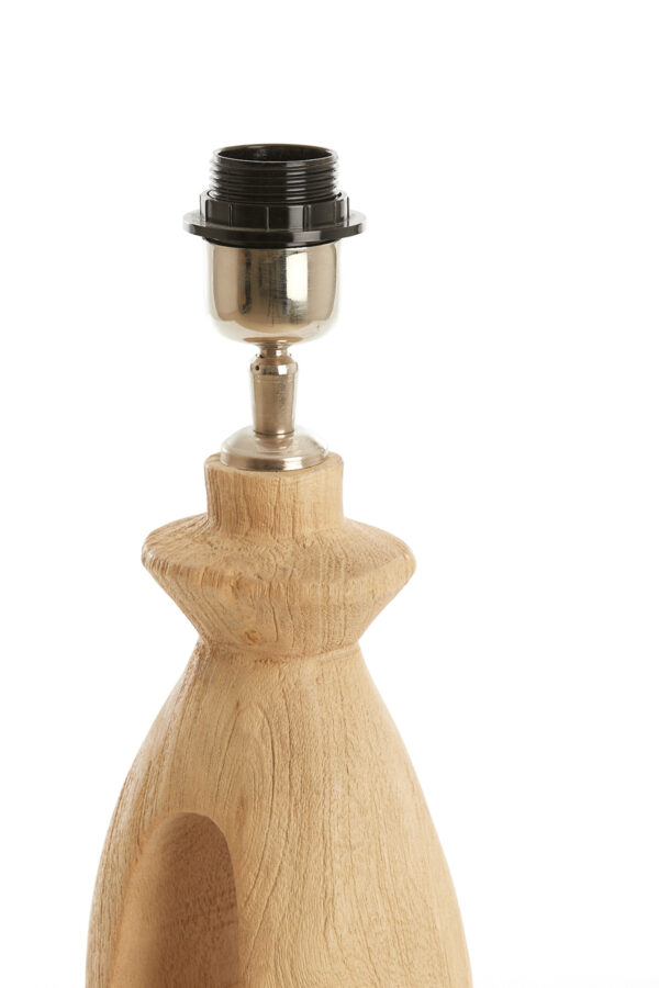 Houten lampenvoet sculptuur Light & Living Django - H 45 cm - Image 5