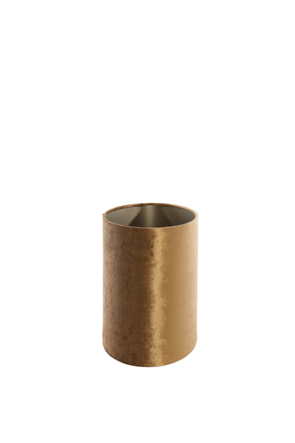 Goudkleurige fluwelen lampenkap voor stijl Light & Living Gemstone - H 32 cm - Image 4