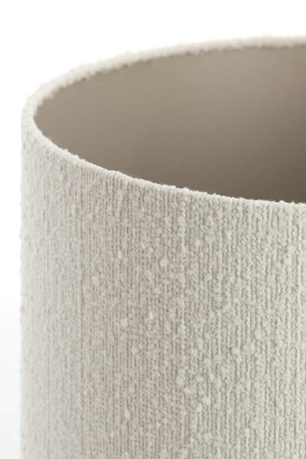 Crème cilindervormige stoffen lampenkap Light & Living Bolero - Ø 40 cm - Image 6