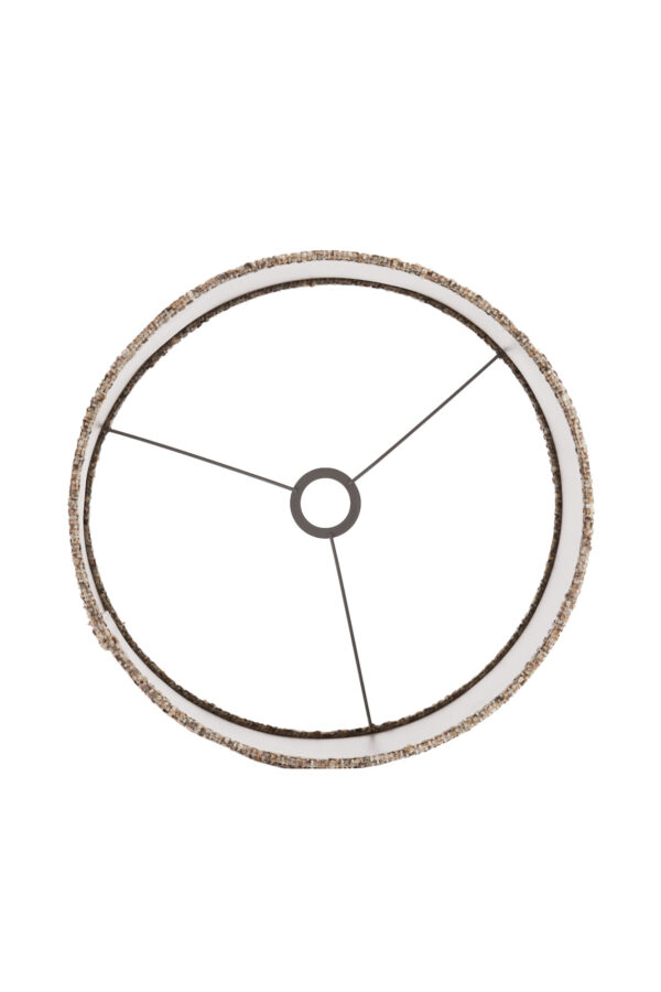 Cilindervormige beige stoffen lampenkap Light & Living Osire - Ø 40 cm - Image 7