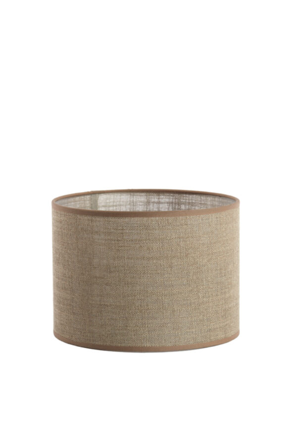 Beige stoffen lampenkap cilindervormig Light & Living Caden - Ø 25 cm - Image 2