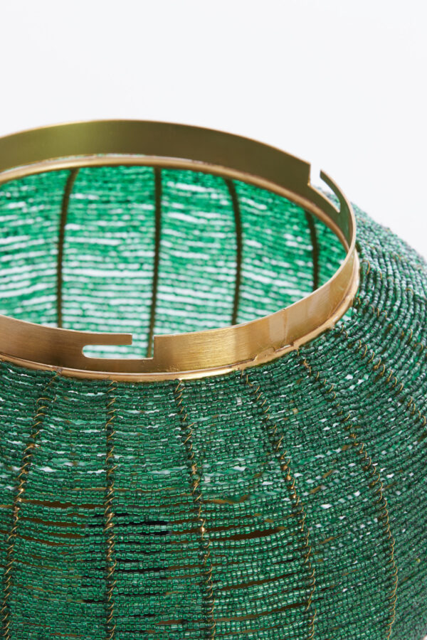 Groene en gouden tafellamp Light & Living Cetara - H 33 cm - Image 4
