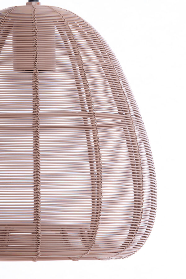 Koepelvormige rotan hanglamp naturel Light & Living Oliveria - Ø 25 cm - Image 3